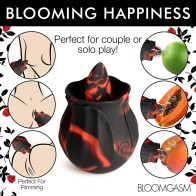 Bloomgasm Black Kiss Rosa Rimming para Placer Intenso