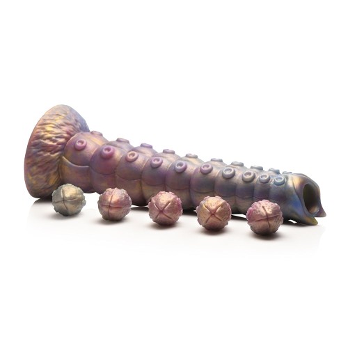 Creature Cocks Deep Invader Tentacle Ovipositor Dildo with Eggs