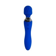 Selopa Blue Belle Dual-Ended Wand Vibrator Rechargeable Silicone