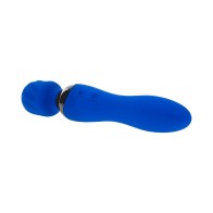 Selopa Blue Belle Dual-Ended Wand Vibrator Rechargeable Silicone