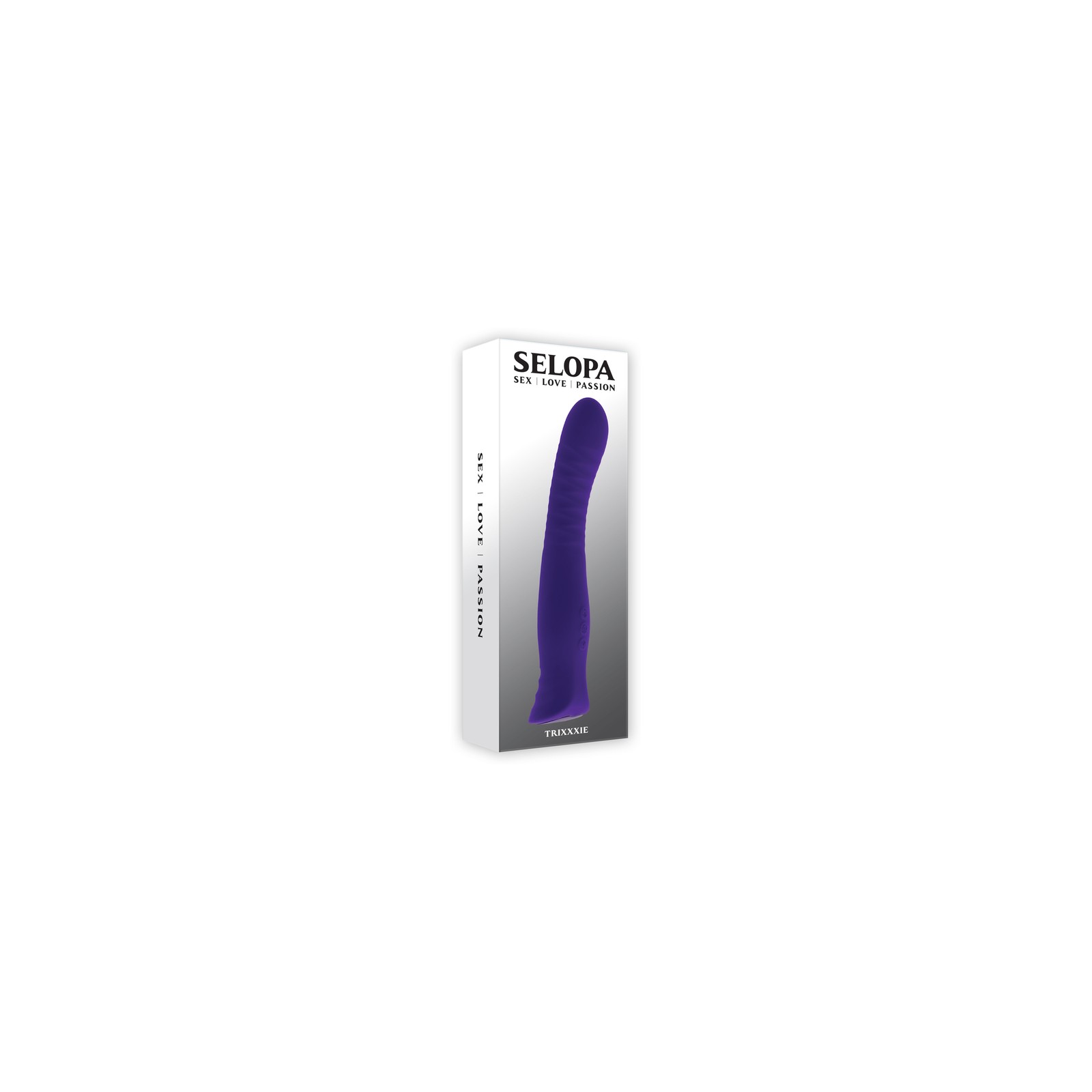 Selopa Trixxxie Rechargeable Vibrator Silicone Purple