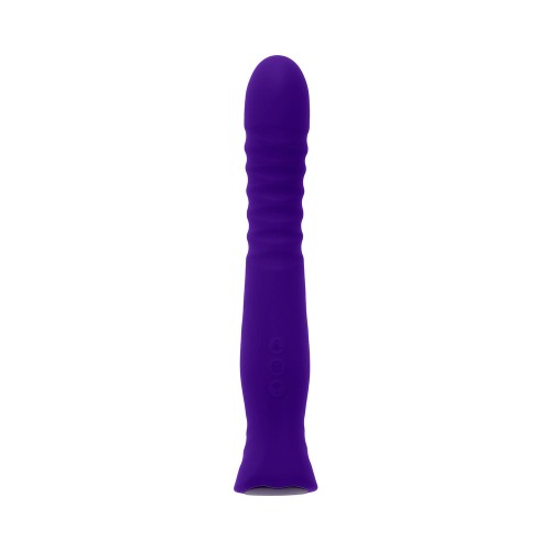 Vibrador Recargable Selopa Trixxxie de Silicona Púrpura