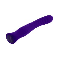 Vibrador Recargable Selopa Trixxxie de Silicona Púrpura