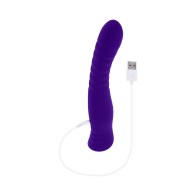 Vibrador Recargable Selopa Trixxxie de Silicona Púrpura