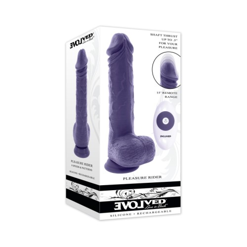 Evolved Pleasure Rider Rechargeable Dildo for Intense Pleasure