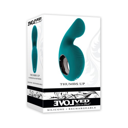 Evolved Thumbs Up Rechargeable Vibrator - Pleasure Redefined