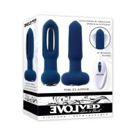 Evolved The Flapper Vibrador Recargable con Control Remoto Silicona Azul