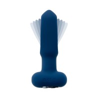 Evolved The Flapper Vibrador Recargable con Control Remoto Silicona Azul