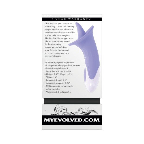 Evolved Lix & Kisses Rechargeable Tongue Vibrator