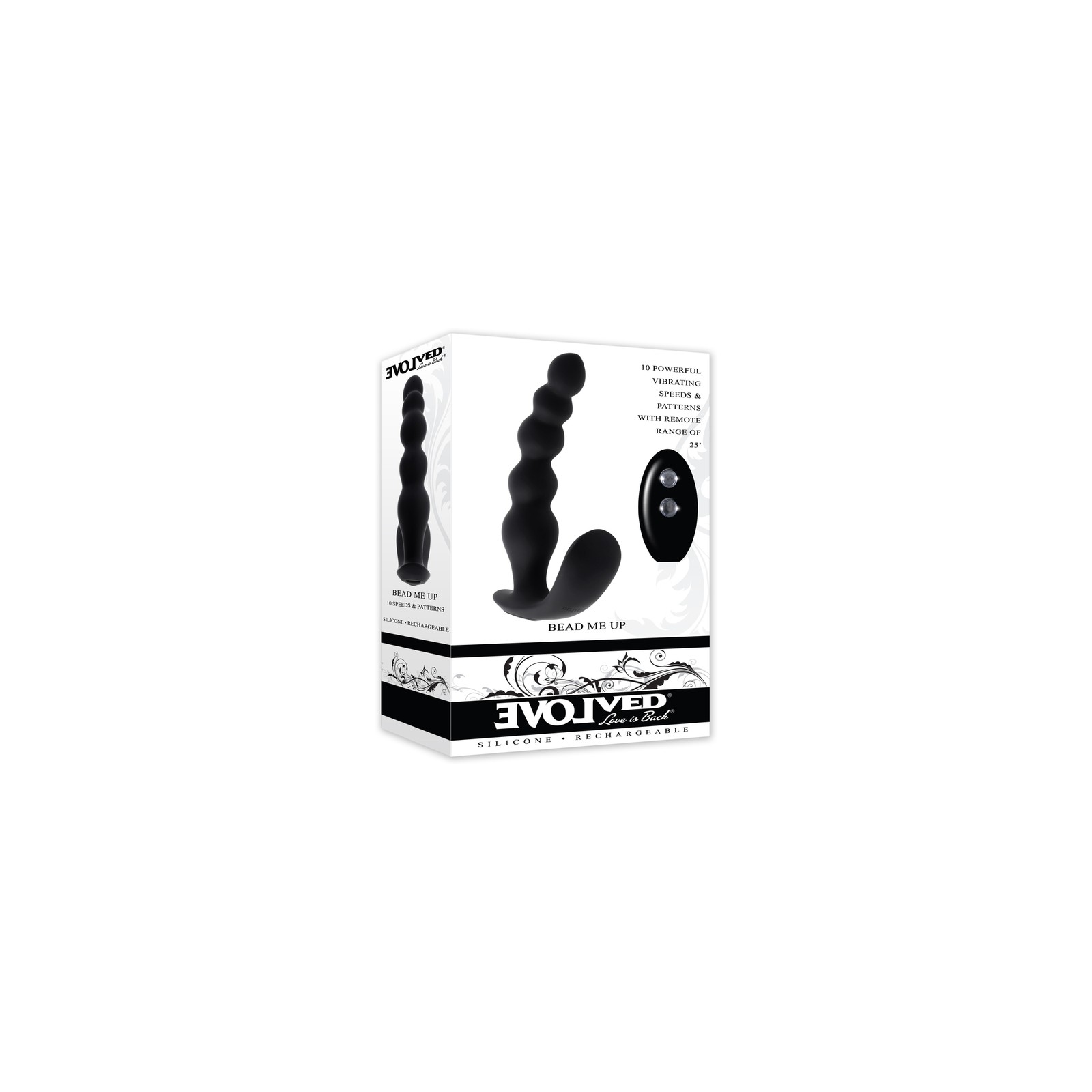 Evolved Bead Me Up Prostate Massager - Black