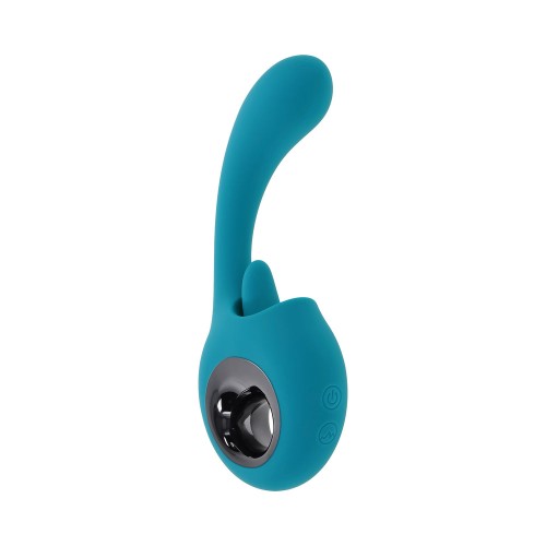 Evolved How Many Licks Vibrator Teal