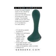 Gender X You Gotta Stick It Rechargeable Vibrating Anal Plug