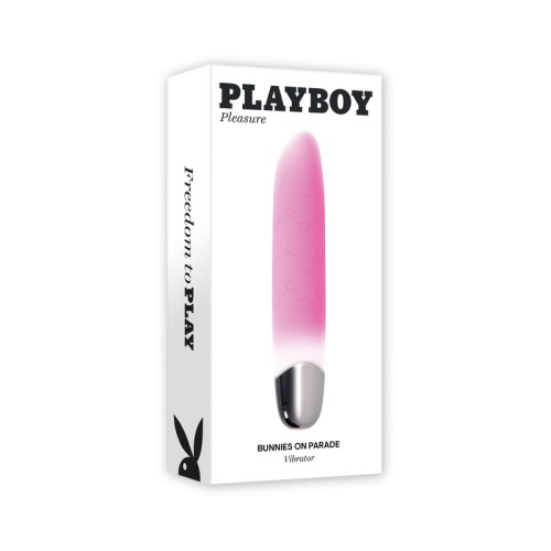 Vibrador Recargable Playboy Bunnies On Parade - Diversión y Placer