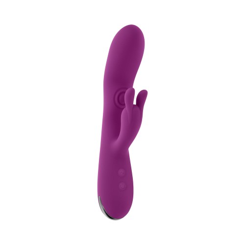 Playboy Busy Bunny Dual Stimulator Vibrator Silicone Wild Aster