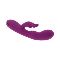 Playboy Busy Bunny Dual Stimulator Vibrator Silicone Wild Aster