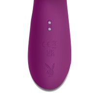 Playboy Busy Bunny Dual Stimulator Vibrator Silicone Wild Aster