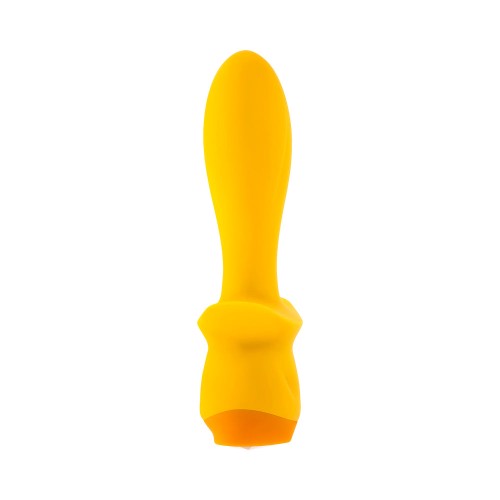 Vibrating Plug with 10 Speeds Yellow