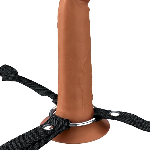 Fantasy X-Tensions Elite Hollow Strap-On 7 in Brown