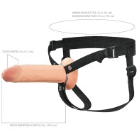 Fantasy X-Tensions Elite Hollow Silicone Strap-On 8in Light