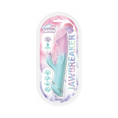 Cotton Candy Silicone Vibrator with 9 Frequencies