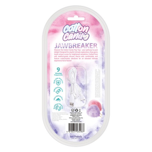 Cotton Candy Silicone Vibrator with 9 Frequencies