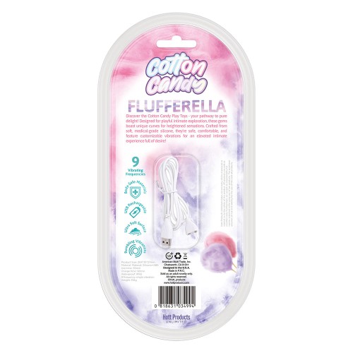 Cotton Candy Silicone Vibrator with 9 Frequencies