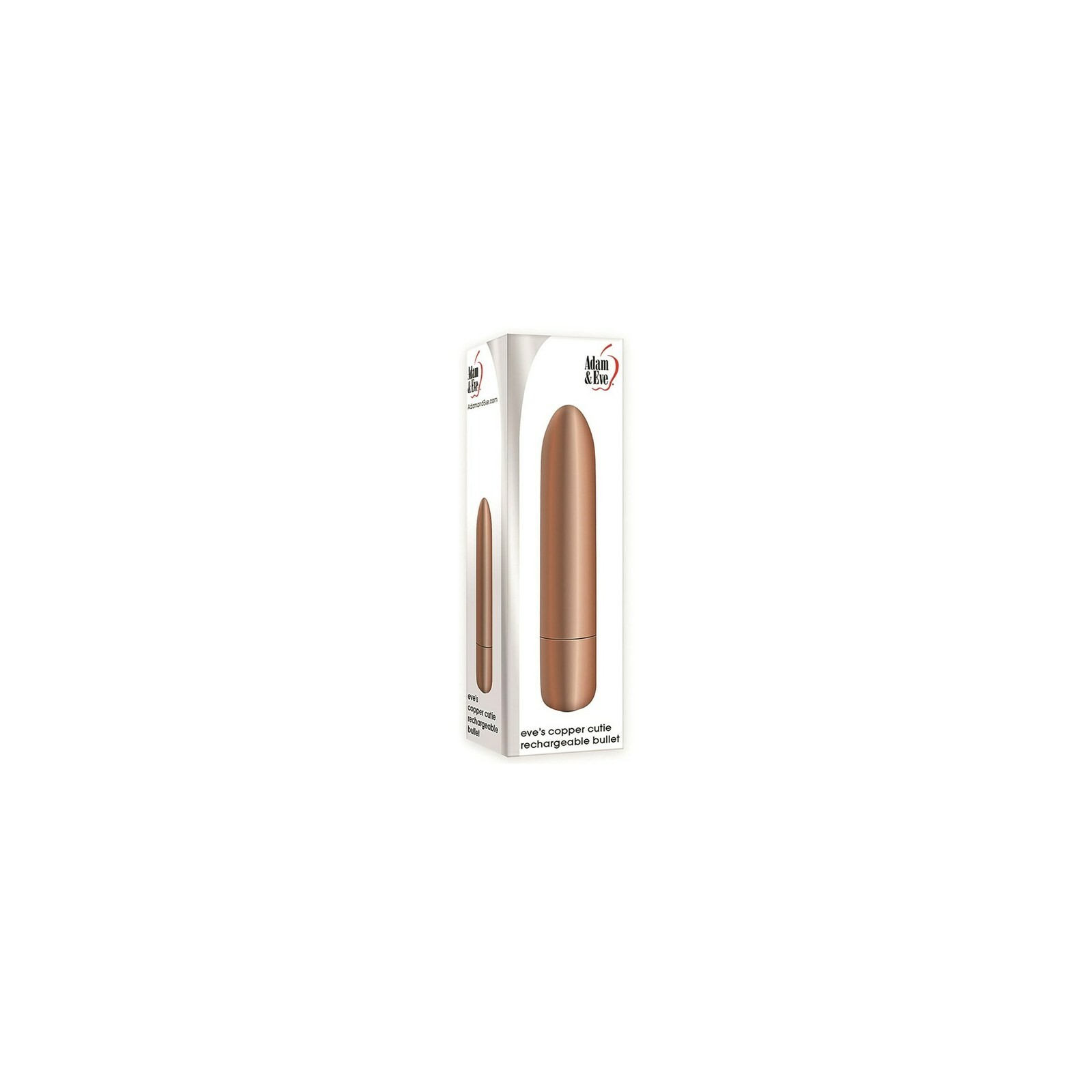 Adam & Eve Eve's Copper Cutie Bala Recargable - Elegante y Poderosa