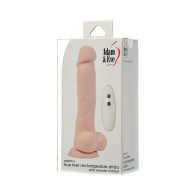 Adam & Eve True Feel Rechargeable Dildo with Remote