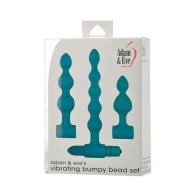 Vibrating Bumpy Bead Anal Plug Set