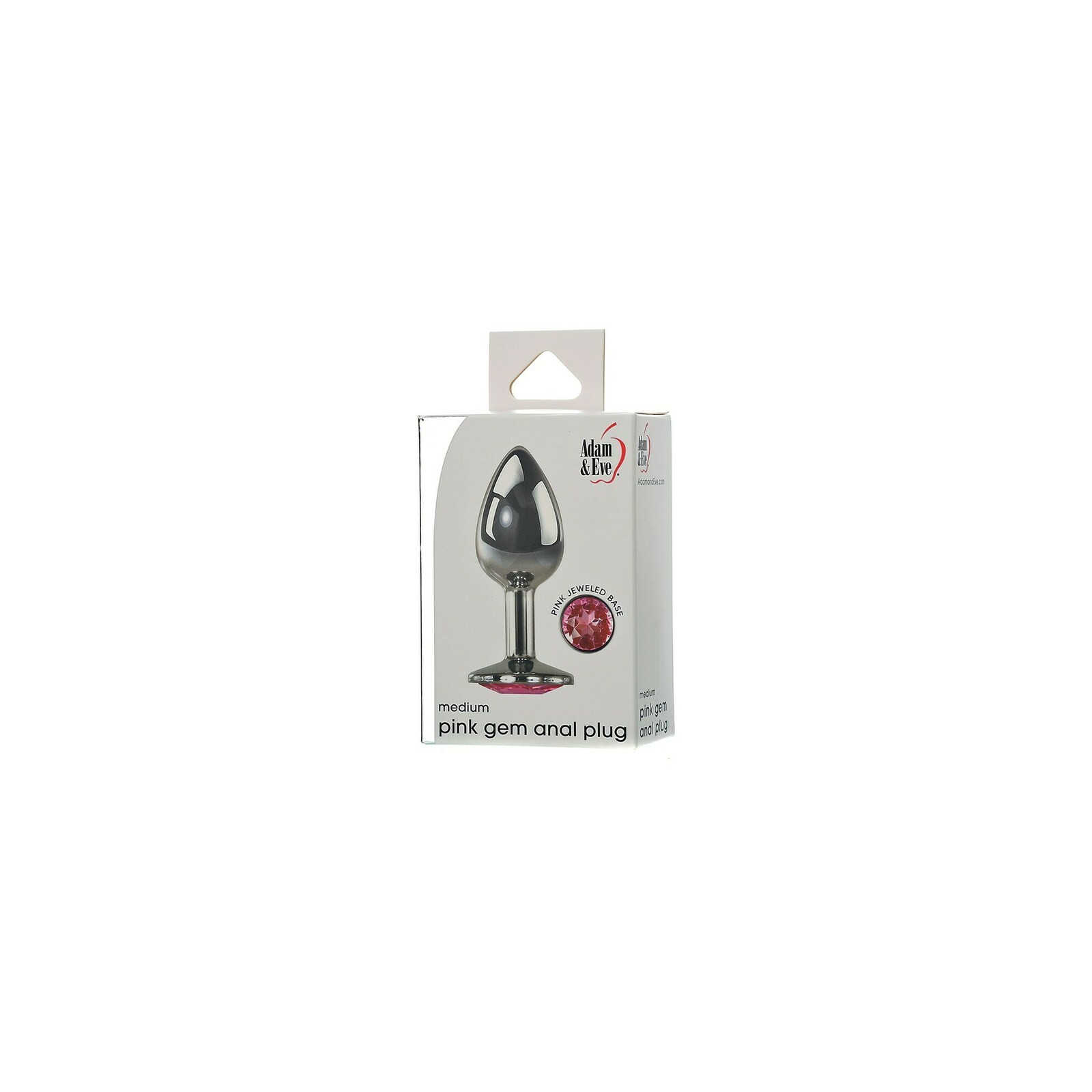 Plug Anal Medio con Gema Rosa Adam & Eve