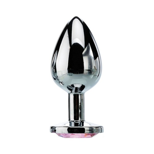 Plug Anal Grande con Gema Rosa de Adam & Eve - Placer Sensacional