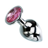 Adam & Eve Large Pink Gem Anal Plug - Sensational Pleasure