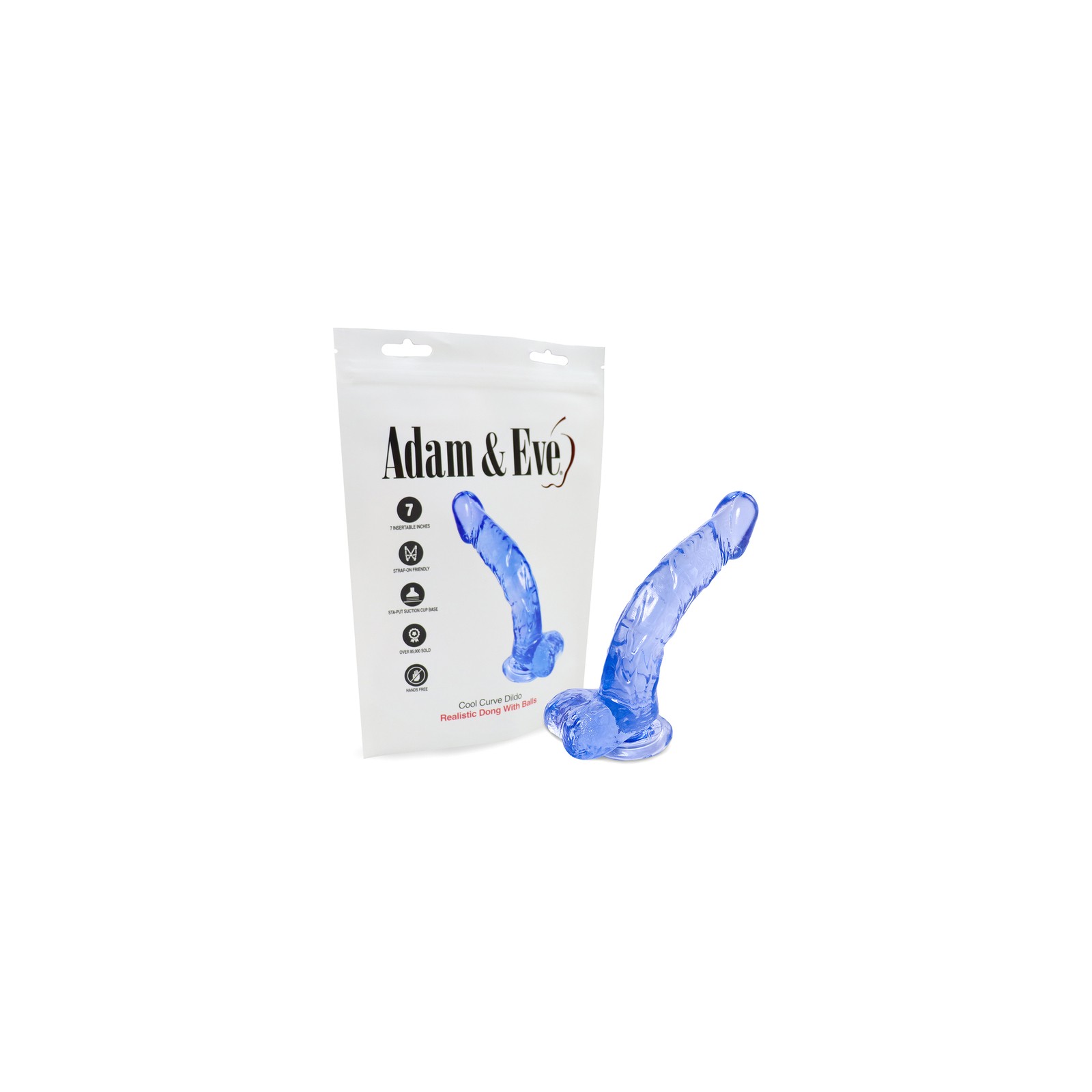 Adam & Eve Cool Curve Jelly Dildo for Intense Pleasure