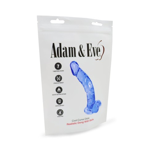 Adam & Eve Cool Curve Jelly Dildo for Intense Pleasure