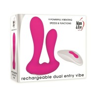 Vibrador de Entrada Dual Adam & Eve con Control Remoto