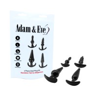 Kit de 4 Tapones Anales Adam & Eve