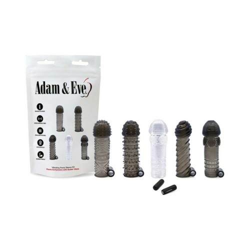 Adam & Eve Vibrating Penis Sleeve Kit - Enhance Intimacy