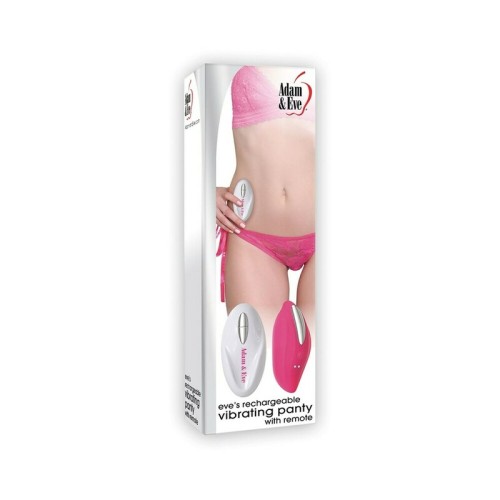 Eve's Rechargeable Vibrating Panty with Remote - Discreet Pleasure