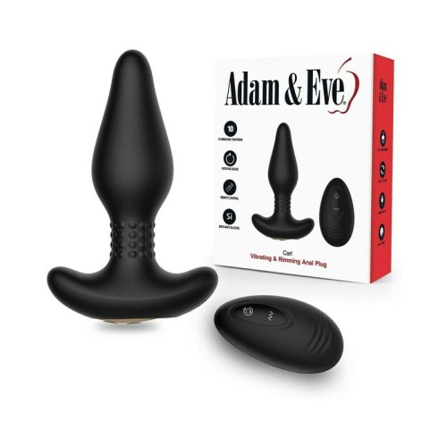 Plug Vibrador y Rimming Carl de Adam & Eve - Placer Supremo