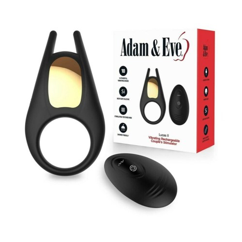 Estimulador Recargable para Parejas Adam & Eve Lucas II