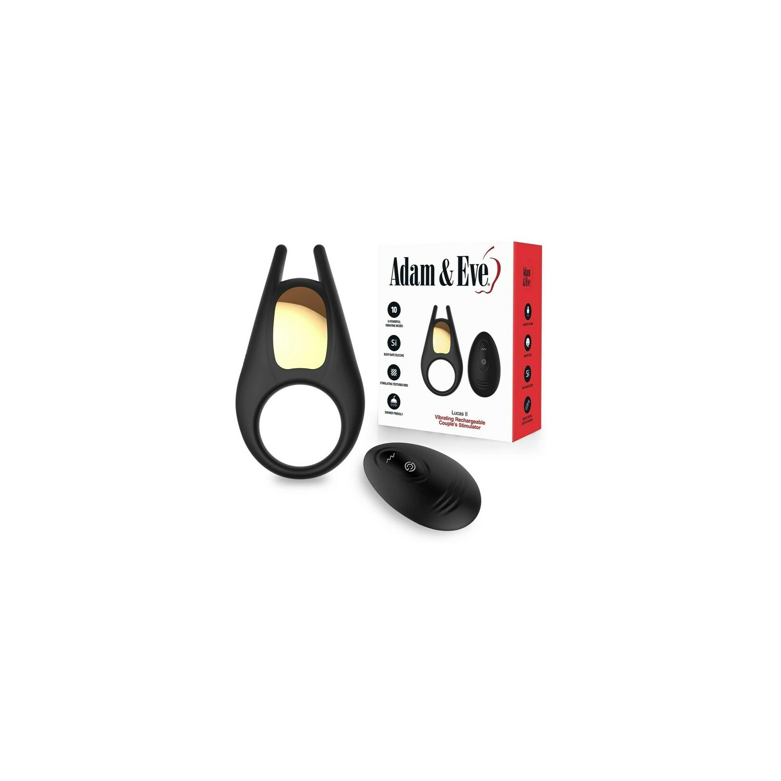 Adam & Eve Lucas II Rechargeable Couples Stimulator