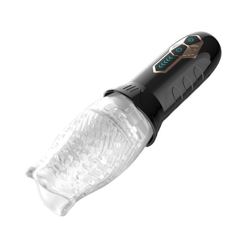 Adam & Eve Gawk Gawk Rotating Vibrating Masturbator