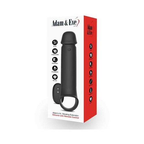 Adam & Eve XL Vibrating Extension Remote Controlled