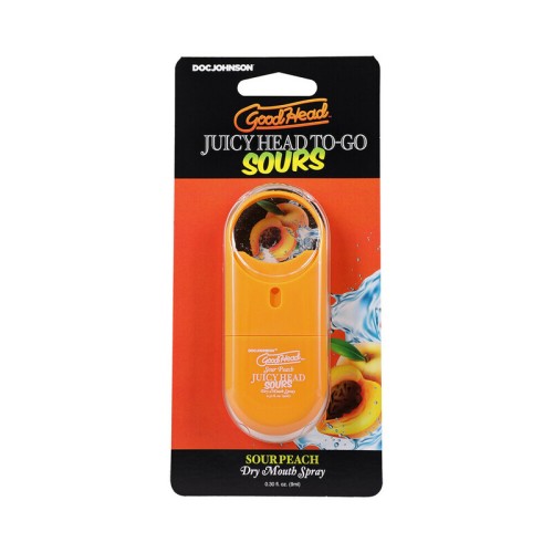 GoodHead Juicy Head Dry Mouth Spray Sour Peach 0.3 oz.