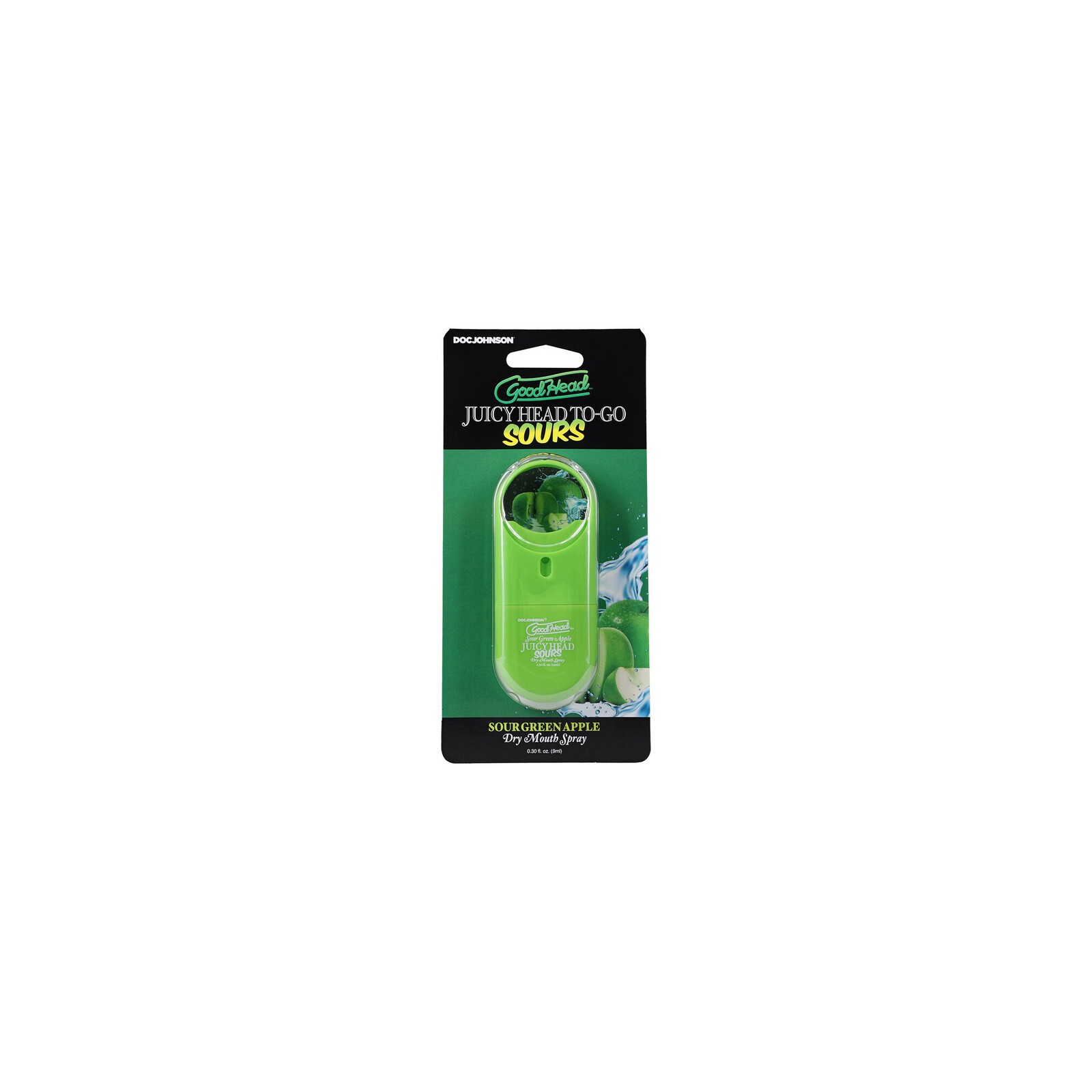 GoodHead Sour Green Apple Dry Mouth Spray for Oral Pleasure