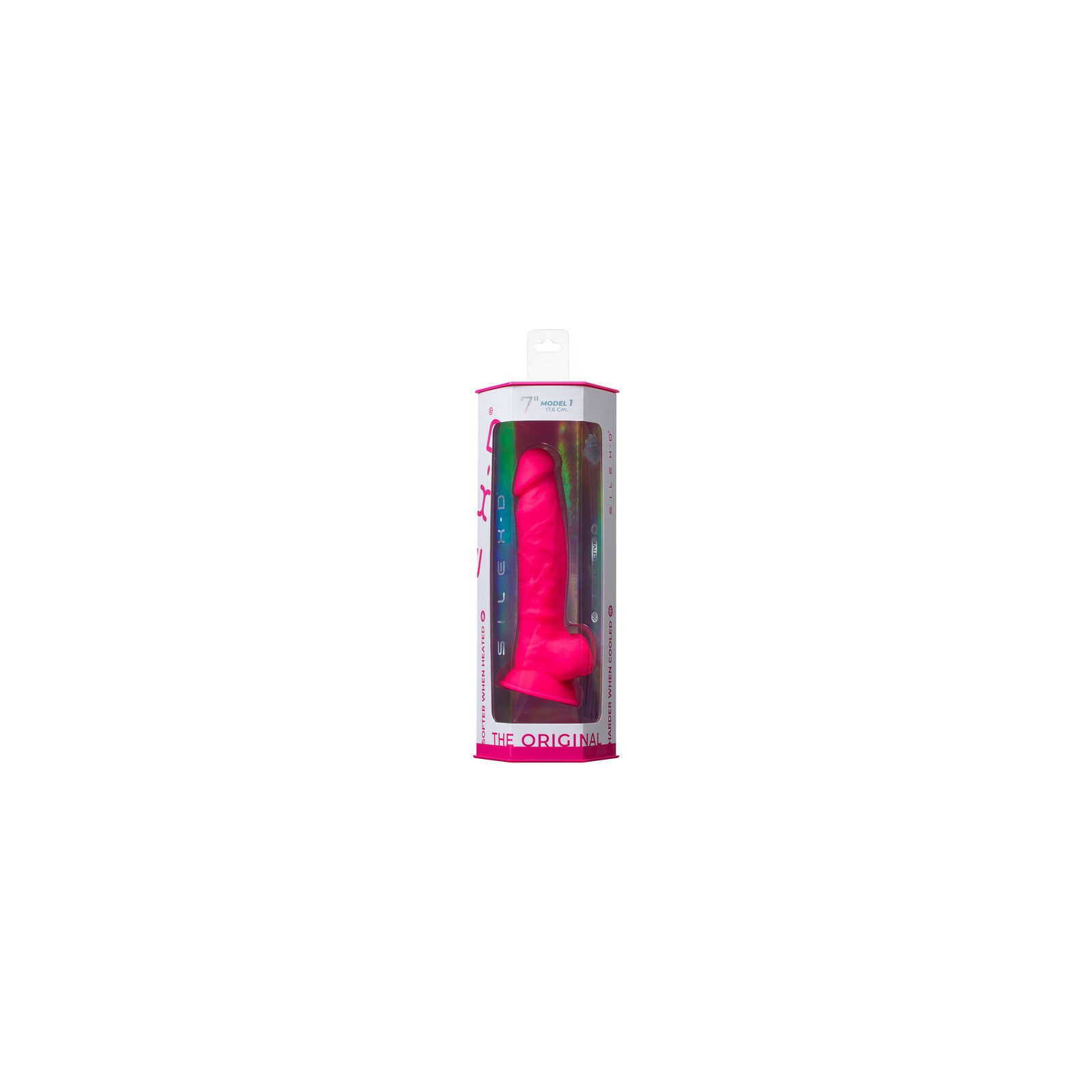 Dildo SILEX-D Modelo Original 1 de 7 pulgadas Rosa