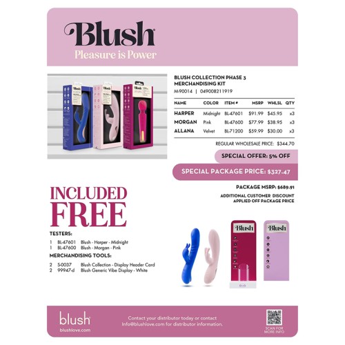 Kit de Merchandising Blush Collection Fase 3