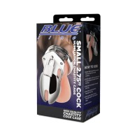 Blue Line Small Cock Humiliation Chastity Cage