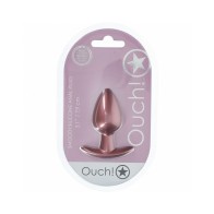 Ouch! Silicone Anal Plug Medium - Rose Gold