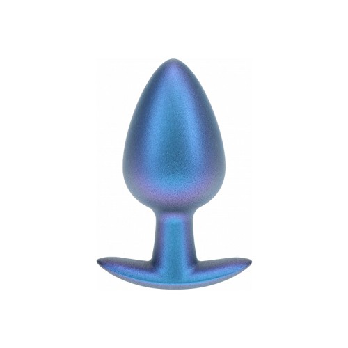 Ouch! Large Smooth Silicone Anal Plug Metallic Blue